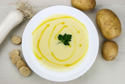 Erdäpfelcremesuppe Erdäpfelcremesuppe